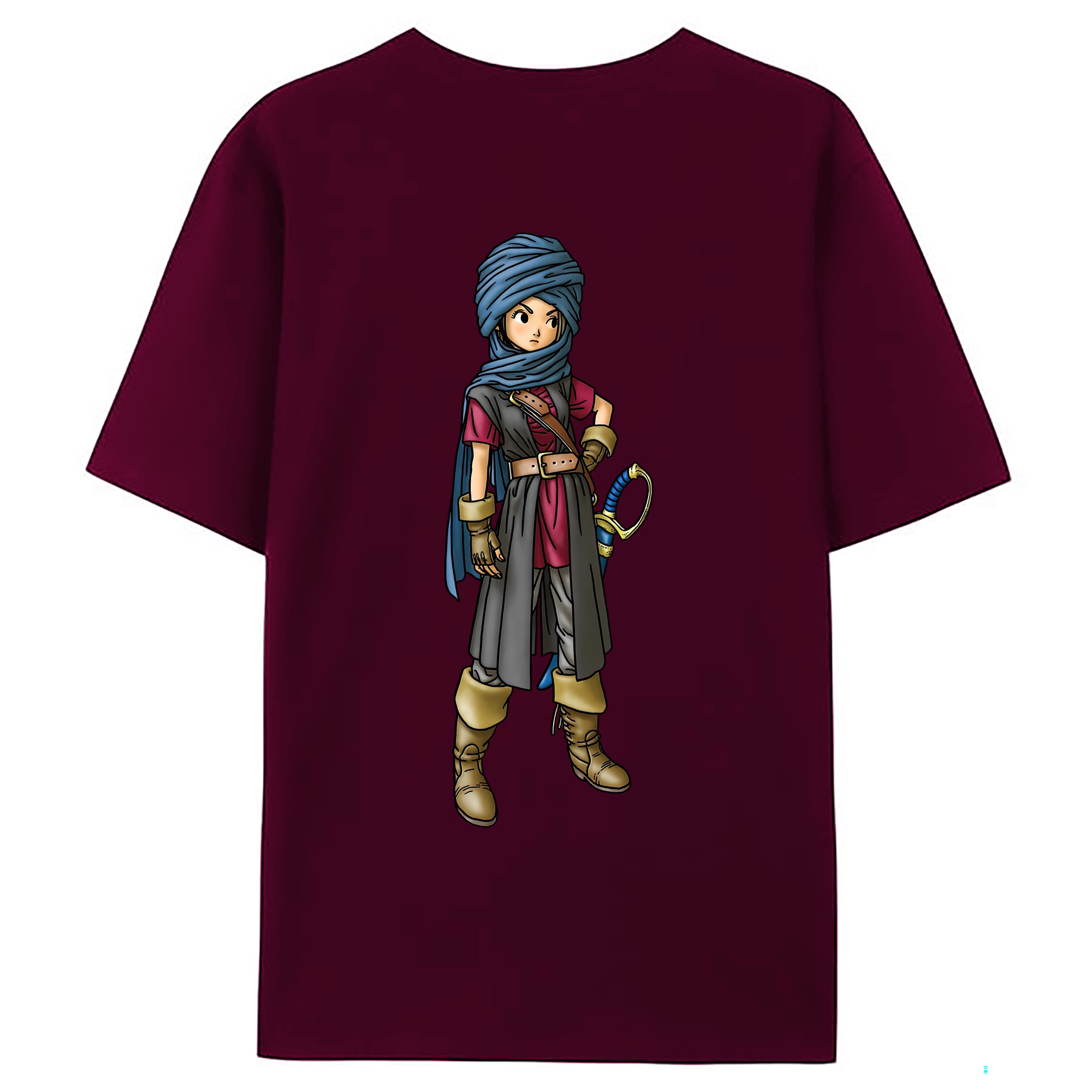 （画像用） ドラゴンクエスト Doragon Kuesuto Dragon Quest レディース半袖Tシャツ(バックプリント)